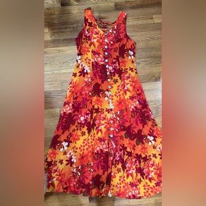 VINTAGE floral dress